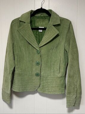 Live A Little, green vintage jacket